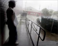 A New Orleans resident takes a close view of the storm 