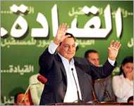 Egyptians are urged to boycottpolls or not vote for Mubarak 