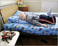 Belarus Petrov, 3,  is amongcancer victims of the disaster