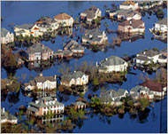 Hurricane Katrina displaced one million people 