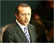 Erdogan says the EU is placing new conditions on Ankara