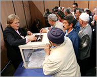Algerians living in France started casting votes on Saturday
