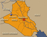 The US military attacks were closeto al-Qaim in western Iraq
