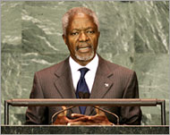 The council asked Annan torestore the monitoring group