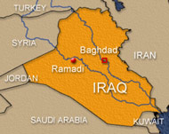 Ramadi has been the scene offrequent attacks on US soldiers