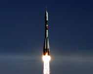 The Soyuz TMA-7 space vehiclein which Olsen spent eight days 