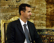 Syrian President Bashar al-Assad denies any part in al-Hariri's death