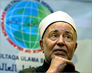 Grand Sheikh Tantawi (above) and Pope Shenouda III urged calm
