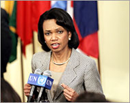 Condoleezza Rice accused Syriaof supporting terrorism