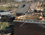 The tornado was the most potentto strike the area since 1974