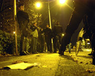 Youths under 18 were put undera weekend curfew in Lyon