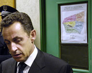Protesters have called for the resignation of Nicolas Sarkozy