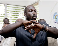 Weah accused his opposition ofballot tampering