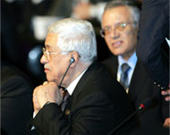 President Abbas (L) is finding it difficult to impose order in Gaza