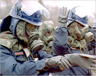 The Sarin gas attack on Tokyocommuters killed 12