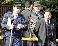 Japanese authorities fear thesect's strife could turn violent