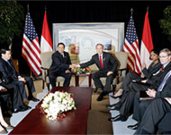 Bush met Pacific-Rim leaders at the recent Apec summit 