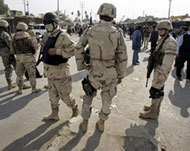 A US soldier was killed in Baghdad by small-arms fire