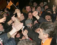 Seventeen days of protests propelled Yushchenko to power 