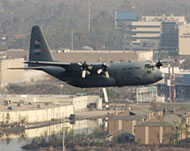 A  military C-130 plane similar to the one that crashed