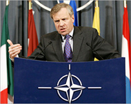 Nato chief Jaap de Hoop Schefferhas called the arrest 'good news'