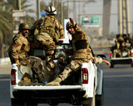 About 150.000 Iraqi soldiers andpolicemen will be on the streets