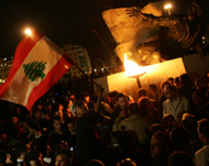Lebanese students last week called for Lahoud to resign