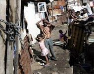 Shack dwellers say they want thebasics: water, sanitation, housing  