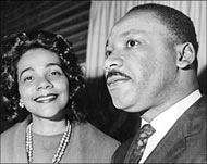 Coretta Scott and Martin Luther King married in 1953