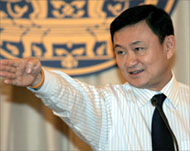 Thaksin is facing the biggest testof his five-year premiership