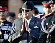 King Gyanendra ousted thegovernment in February 2005