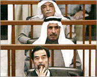 Saddam asked for his co-defendants to be freed
