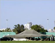Tent villages with a capacity of 7000 people have been set up