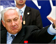 Netanyahu has pledged to stay onas Likud's leader