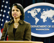 Rice has asked for 'strong steps' against Iran 