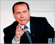Berlusconi has refused to concede defeat