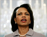 Condoleezza Rice said Iraq was at a turning point