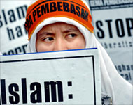 Out of Indonesia's 220 million people, 85% are Muslim