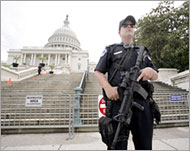 The Capitol building was lockeddown after the gunfire scare