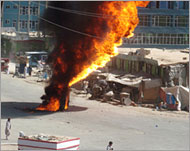 Protests started after a US army vehicle accidently killed civilians 