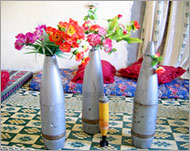 Artillery vases: Turning the uglyinto something beautiful