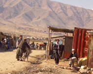 Rural Char-e-Kar is a half-hour drive from Bagram
