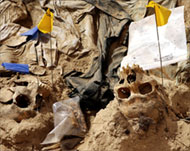 Investigators have removed 28skeletons from the site 
