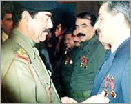 Saddam assigned Jafar (R) to the nuclear bomb project 