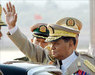 Myanmar's government is headed by Senior General Than Shwe