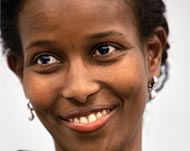 Hirsi Ali has been threatenedfor her criticism of Islam 