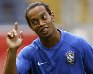 Still number one: Ronaldinho ahead of the quarter final