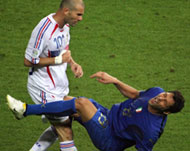 Zidane's World Cup and career ended on a foul note