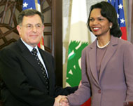 Rice met the Lebanese prime minister in February