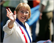 Bachelet: Prospecting for gas?
